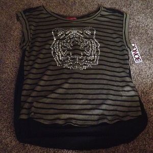 Striped tiger shirt