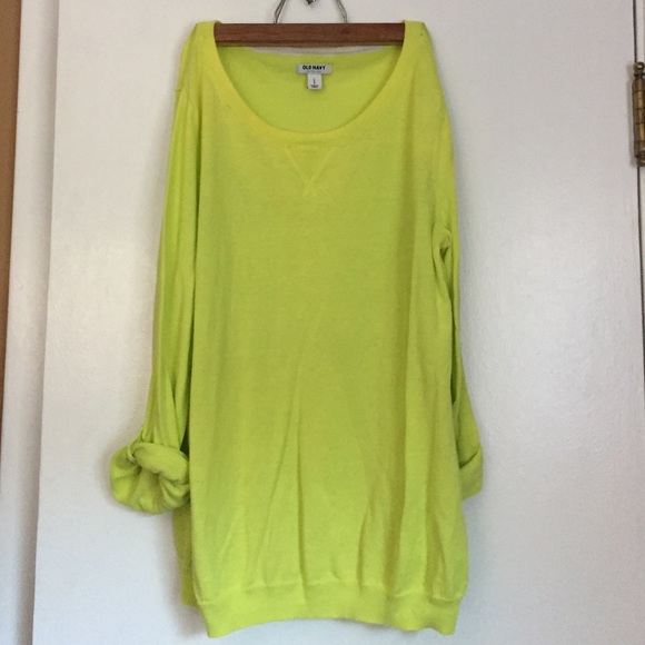 Neon yellow sweater