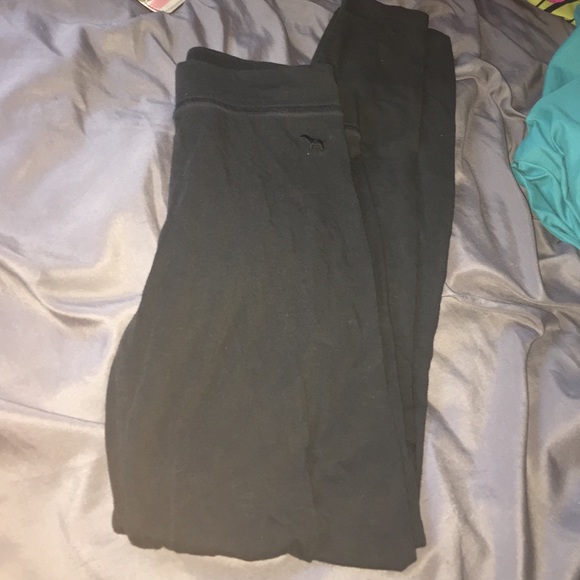 Victoria secret pink black leggings