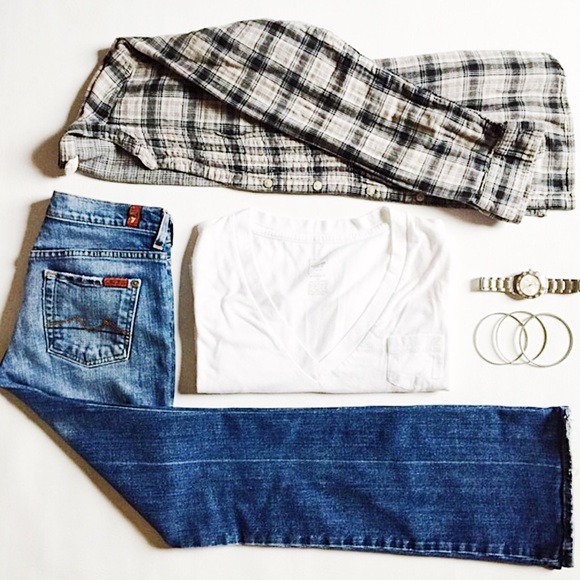 7 for all Mankind Denim - 7 for all Mankind Boy Cut Jeans