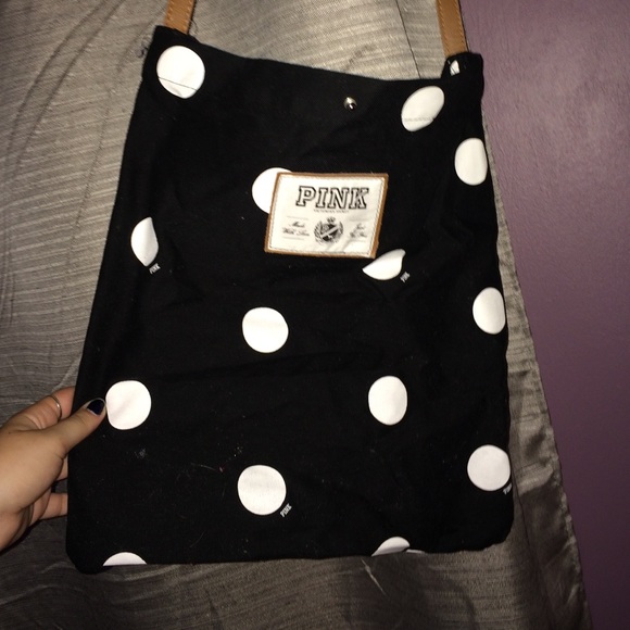 PINK spotted bag