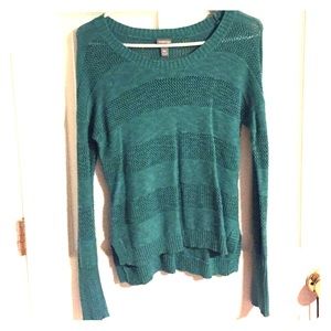 Turquoise sweater
