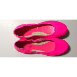 hot pink| ballet flats