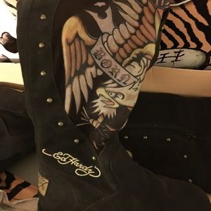 Ed Hardy Tall Boots