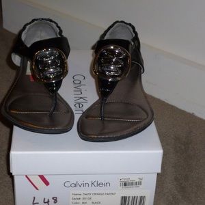 Calvin Klein thong sandal