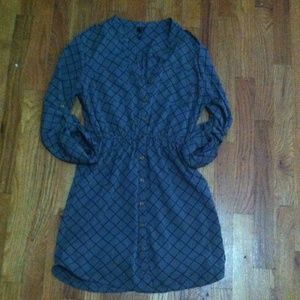 O'neill teal shirt dress
