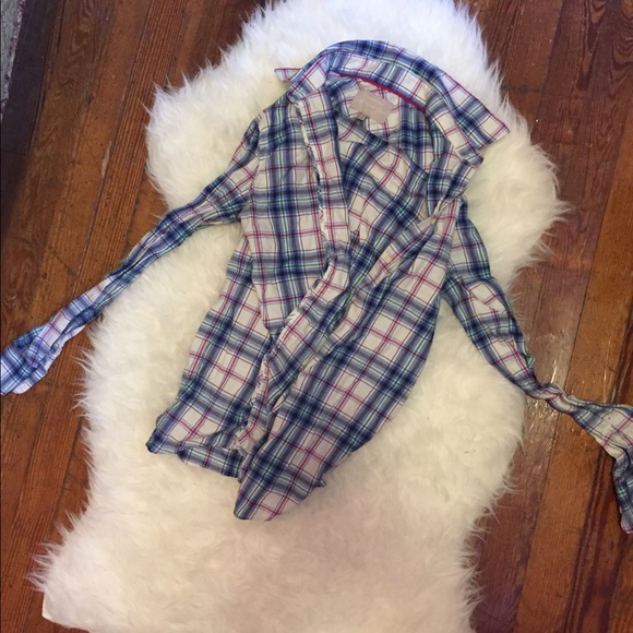 Plaid Soft Wash Shirt from Banana Republic small