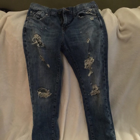 Ralph Lauren destroyed denim