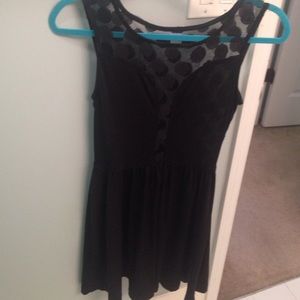 Worn once! Black mesh at top dress