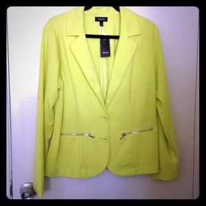NWT Neon Yellow/Green (Lemonade) Blazer
