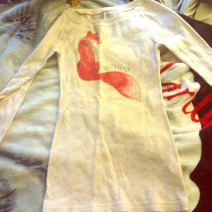 Long sleeve thermal fox shirt