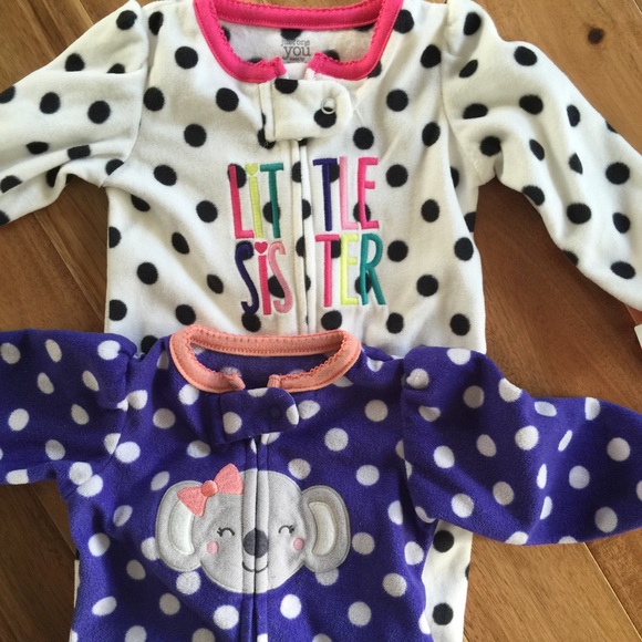 Fleece sleeper set