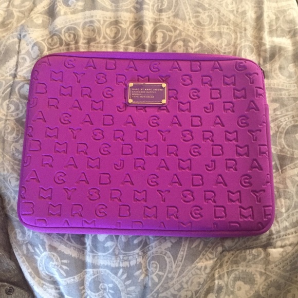 Purple Marc Jacobs MacBook Case