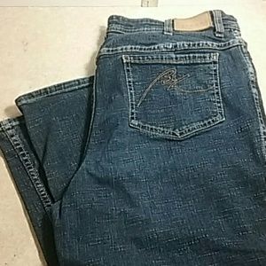 Fibers Jeans by Barbara Lesser sz 16