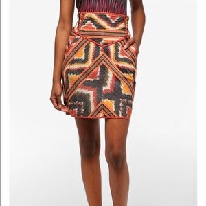 Ikat pencil skirt