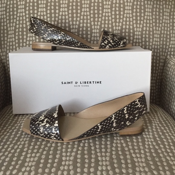 Saint & Libertine snake skin sandals