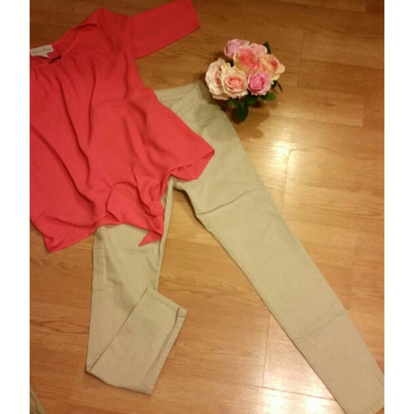 Light Khaki jegging pant