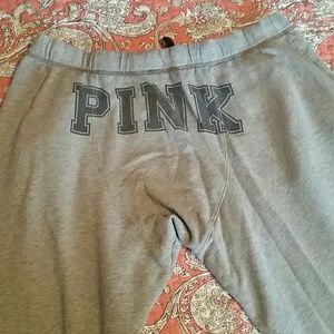 VS Pink brand "boyfriend" sweats