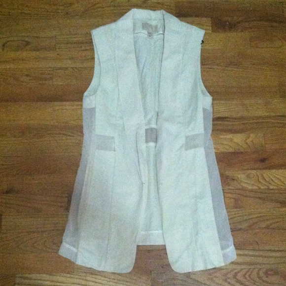 H&M cream vest