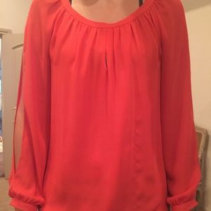 Michael Kors Orange Blouse