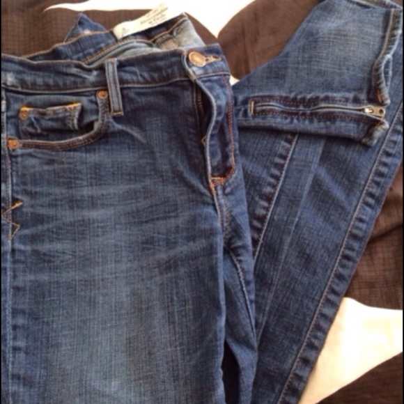 Abercrombie and Fitch straight/ skinny jeans.