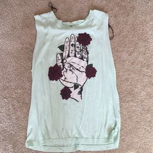 Graphic muscle tee