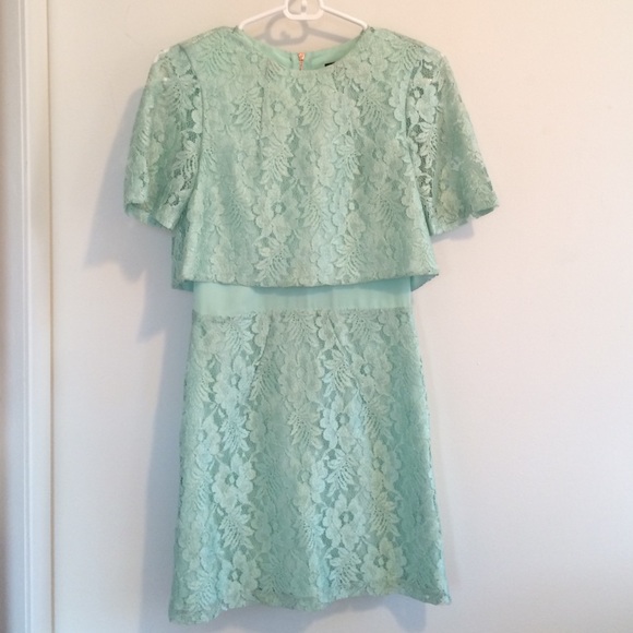 Topshop mint dress