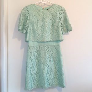 Topshop mint dress