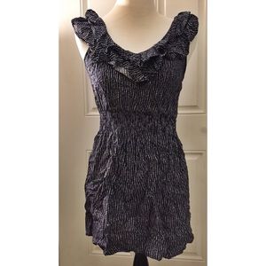 Forever 21 Blue and White Patterned Sundress