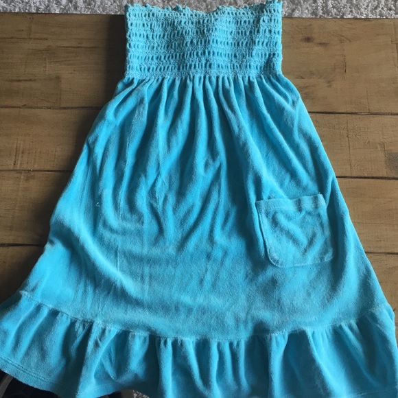 Blue terry cloth juicy couture dress