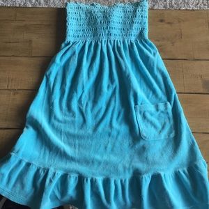 Blue terry cloth juicy couture dress