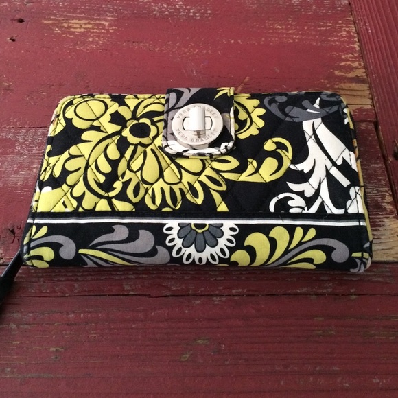 Vera Bradley turn lock wallet