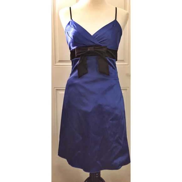 Ruby Rox Navy Blue and Black Cocktail dress