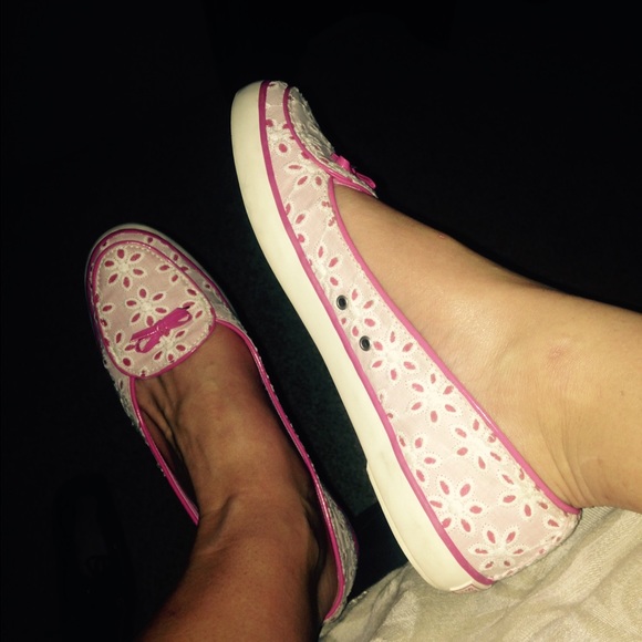 💗Pink Sperrys💗