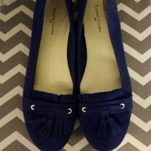 Royal blue flats