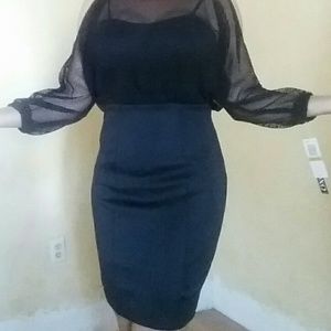 XOXO Black Midi Dress NWT