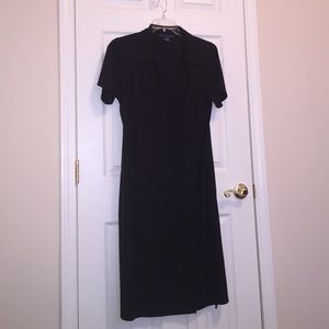 Black wrap dress size 14-16