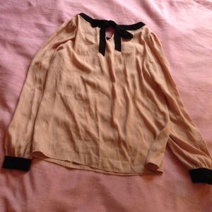 LOFT blouse light pink