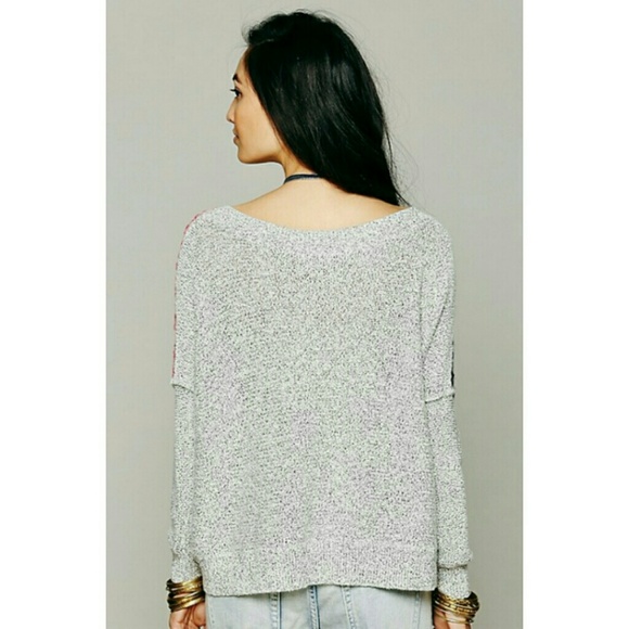 Rare Free People Flag Pullover - Picture 2 of 4