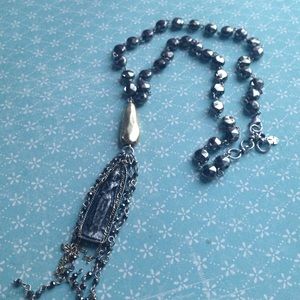 Lucky brand crystal beaded necklace