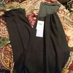 Charcoal grey maternity leggings