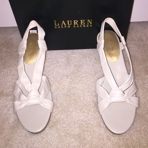 Ralph Lauren Sandal Creme 9.5