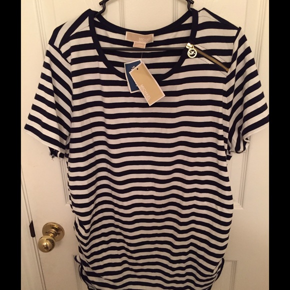 NWT 2X Michael Kors Striped Top.