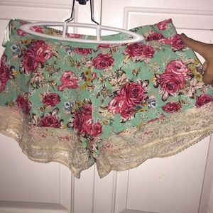 Size M Floral shirts