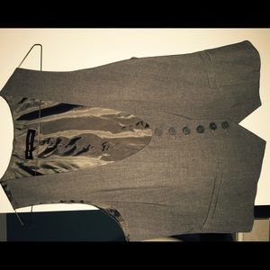 Size 16 grey vest from New York and Co
