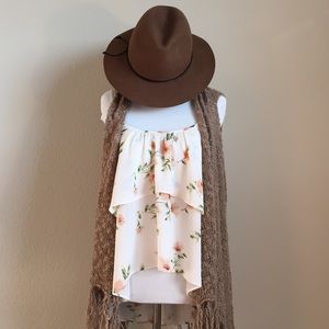 Double-Strap Floral Tank