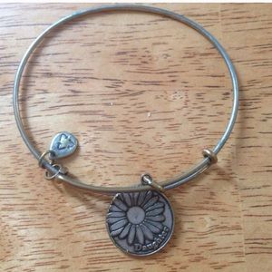 Rustic silver Alex and Ani bracelet "daughter"