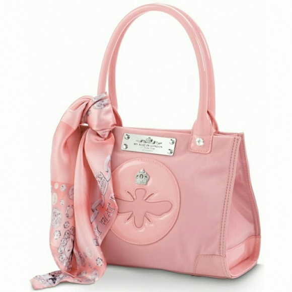 QUEEN BEE My Flat In London Mini Bee Purse & Scarf