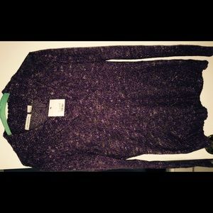 NWT Liz Claiborne sz L purple/pink sweater
