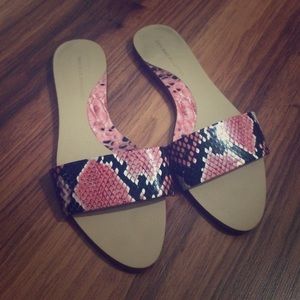Snakeskin sandal